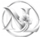 elegantes silbernes nl kleeblatt emblem